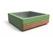 Rendering Tree Pflanzkübel Grijsen