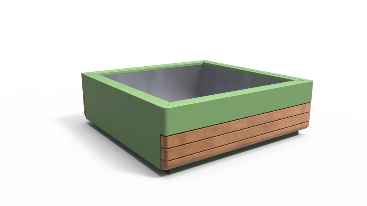 Rendering Tree Pflanzkübel Grijsen