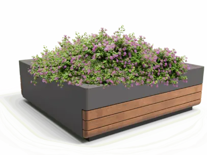 Rendering Tree Pflanzkübel Grijsen