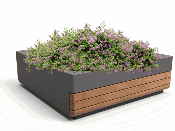 Rendering Tree Pflanzkübel Grijsen