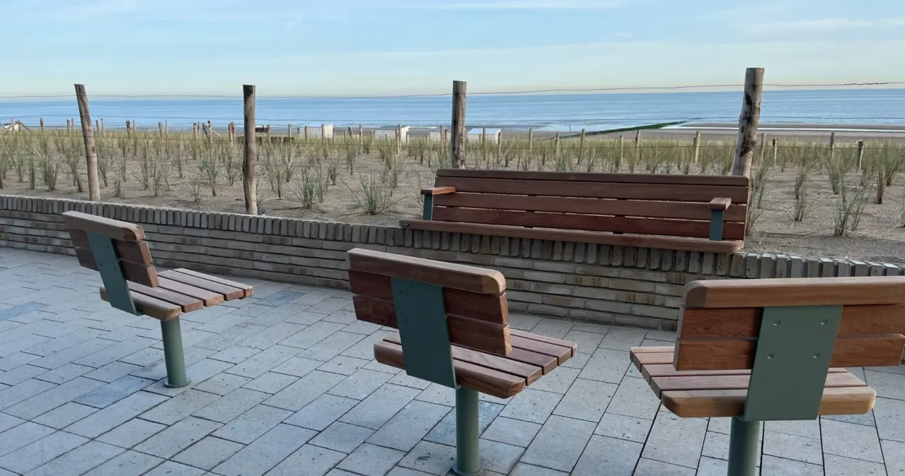 Middelkerke Westende Bankauflage und Stühle