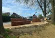 Bad Oeynhausen Aussichtspunkt Dehme Bankauflagen mit Cortenstahluntergestell 4 Grijsen Stadtmobiliar