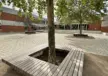 Bad Oldesloe Schule Baumbank Plane Viereckig 4 Grijsen Stadtmobiliar