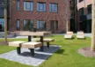 Bad Zwischenahn GVO 6 Grijsen Stadtmobiliar Parkbank Picknickset Plane