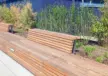 Berlin Grasblau 3 Bankauflage Parkbank Sondermodell Grijsen Stadtmobiliar Außenbereich