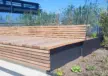 Berlijn  Grasblau 4 Bankauflage Parkbank Podest Sondermodell Grijsen Stadtmobiliar