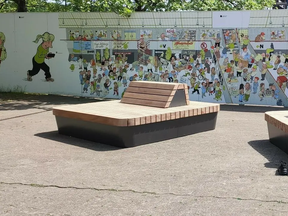 Universität Bielefeld Plane Solid Maßanfertigung Sitzgelegenheit Grijsen Stadtmobiliar