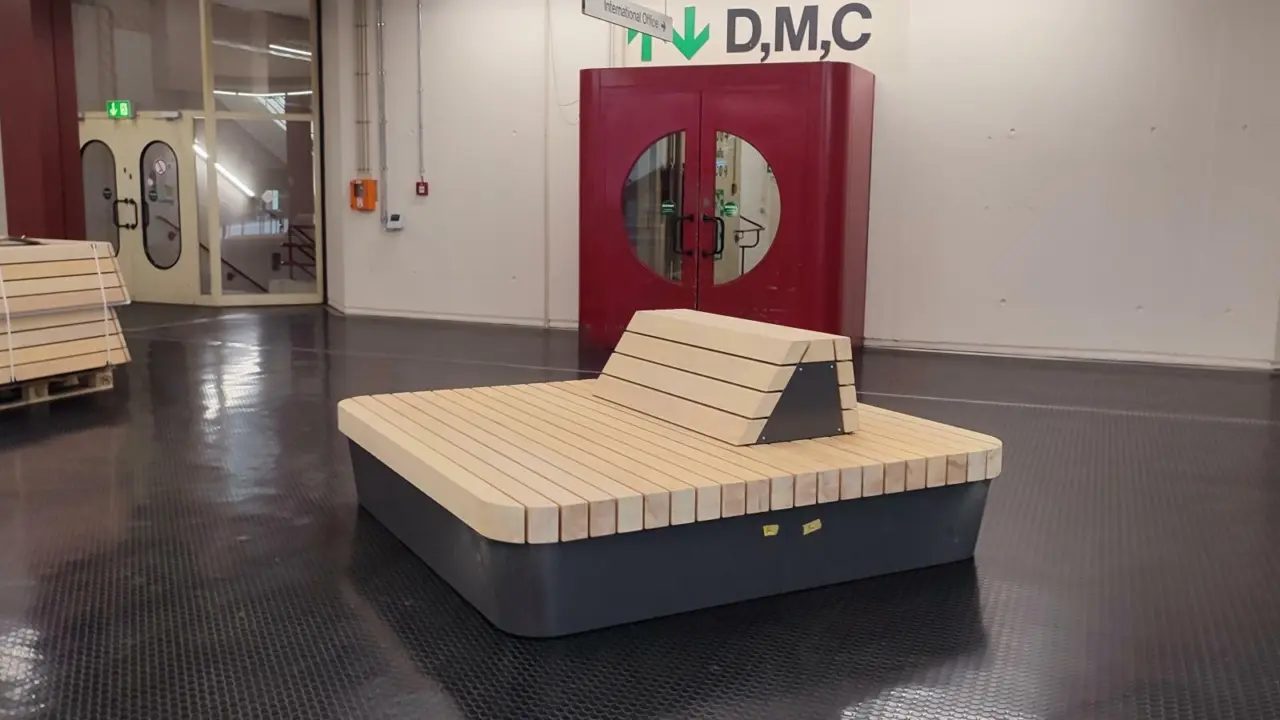 Universiteit Bielefeld Plane Solid maatwerk banken Binnenmeubilair 12