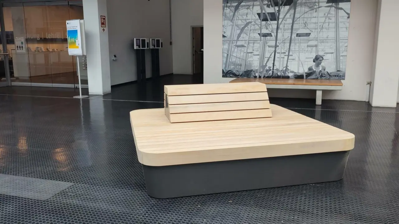 Universiteit Bielefeld Plane Solid maatwerk banken Binnenmeubilair 16