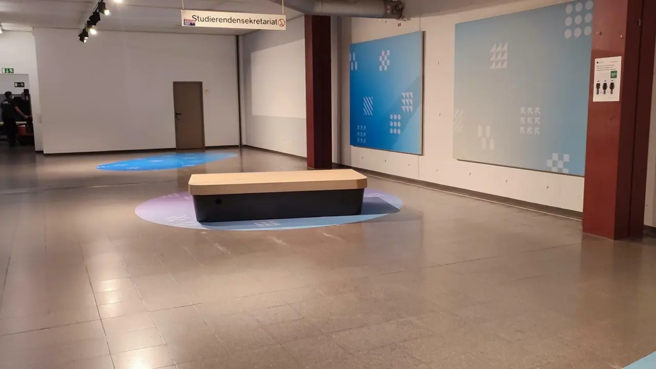 Universiteit Bielefeld Plane Solid maatwerk banken Binnenmeubilair 18