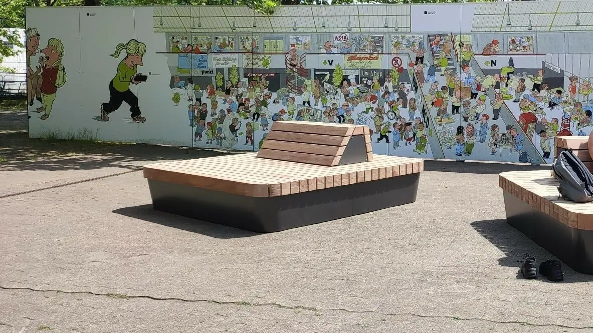 Universiteit Bielefeld Plane Solid maatwerk banken Binnenmeubilair 3