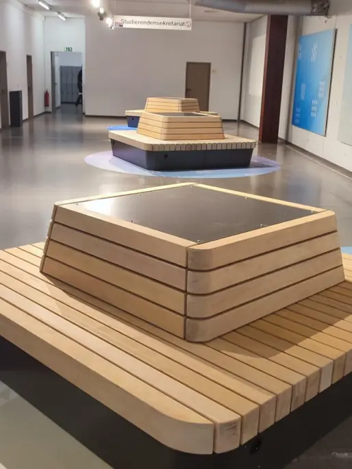 Universiteit Bielefeld Plane Solid maatwerk banken Binnenmeubilair 8