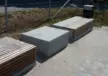 Bietigheim Bissingen Lounge-Element Mülleimer Außenbereich Modell Quadrat 6 Grijsen Stadtmobiliar