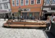 Parkbank Celle Markt 6 Grijsen Stadtmobiliar