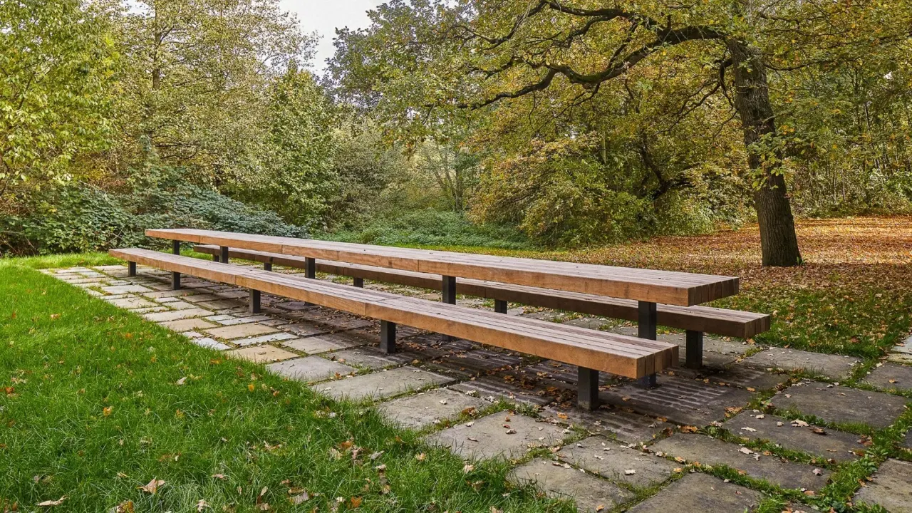 Hans Jürgen Landes Fotografie / Gerber Architekten Dortmund Picknickset Plane Maßanfertigung Grijsen Stadtmobiliar