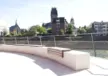 Duisburg Innenhafen radiale Bankauflage auf Beton 3 Grijsen Stadtmobiliar