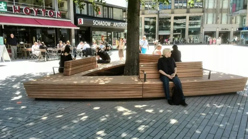 Schadowplatz Düsseldorf ronde boombank 8