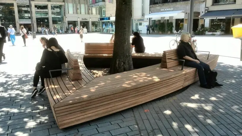 Schadowplatz Düsseldorf ronde boombank 9
