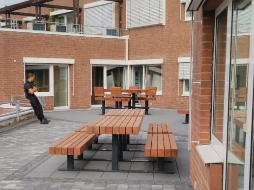 Erftstadt Dakterras Ingenieursbureau Plane Stammtisch picknicksets maatwerkbank 7