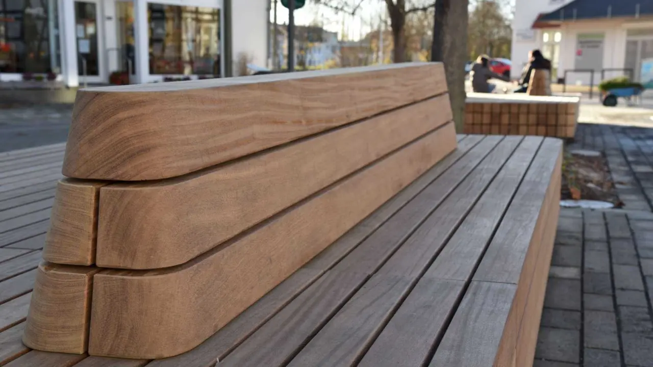 Fröndenberg Plane Solid banken met rugleuning 8