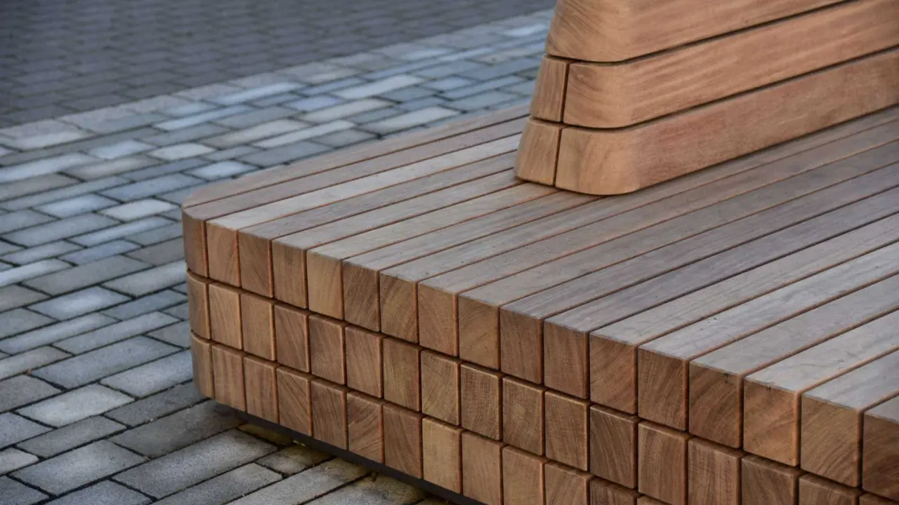 Fröndenberg Plane Solid banken met rugleuning 10