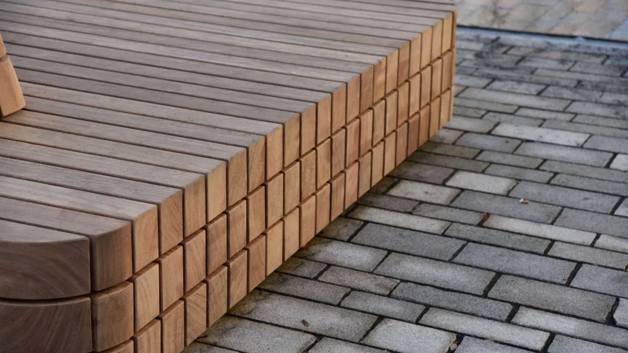 Fröndenberg Plane Solid banken met rugleuning 18