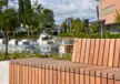 Groenlo Nedap 56 Sonderanfertigung Bankauflagen Holzauflage Grijsen Stadtmobiliar