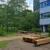Göttingen Uni Pure mit und ohne Rückenlehne und großer Hocker klein Parkbank Grijsen Stadtmobiliar