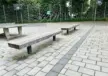 Gütersloh Gymnasium Plane Einzelsitz ohne Rückenlehne Grijsen Stadtmobiliar Parkbank