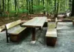 Nationalpark Hainich Picknick Set 2 Parkbank Serie Pure Sondermodell Grijsen Stadtmobiliar