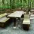 Nationalpark Hainich Picknick Set 2 Parkbank Serie Pure Sondermodell Grijsen Stadtmobiliar