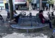 Baumbank Cruzado mit Rückenlehne Grijsen Park und Stadtmobiliar