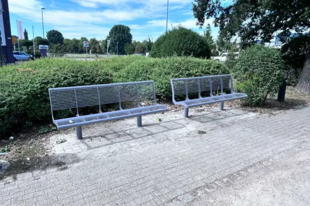 Heidelberg Cruzado Bankauflage Baumbank Einzelsitz Rückenlehne 3 Grijsen Stadtmobiliar