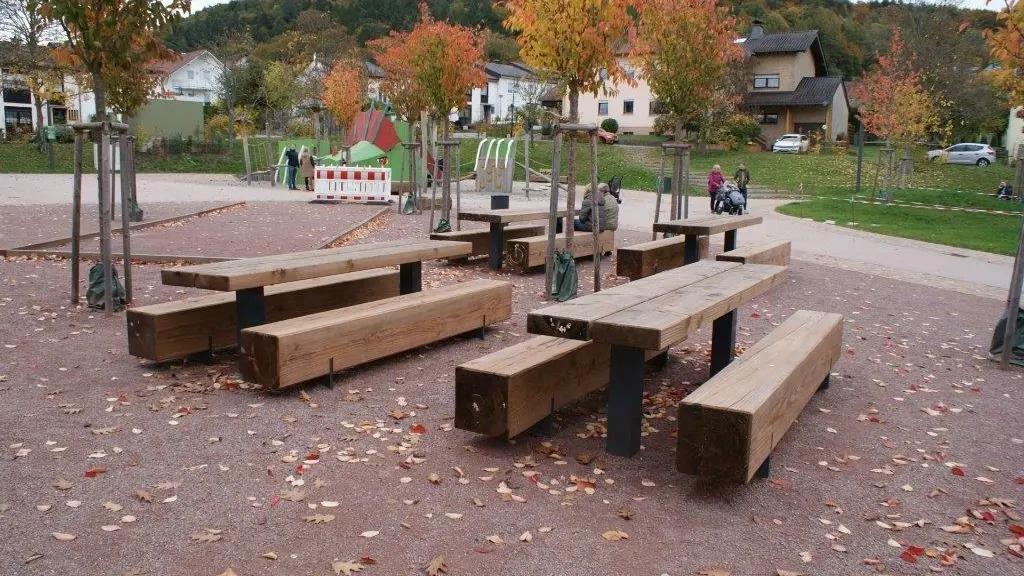 Marktplatz Kirkel Picknickset Pure Sonderelemente 25 Grijsen Stadtmobiliar