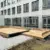 Köln Aachener Schule Podeste Blocks mit Rückenlehne 5 Grijsen Stadtmobiliar