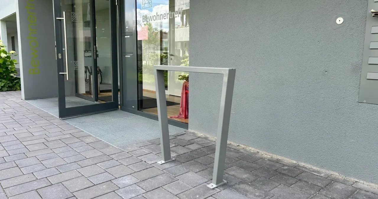 Memmingen Grid Fahrradbügel Cubic Grijsen 2 Grijsen Stadtmobiliar