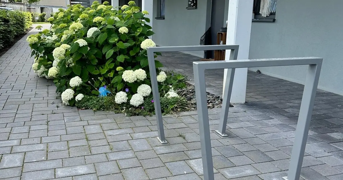 Memmingen Grid Fahrradbügel Cubic Grijsen 3 Grijsen Stadtmobiliar