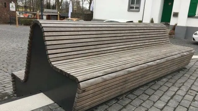 Treppenbank Monheim Grijsen 2 Parkbank Grijsen Stadtmobiliar
