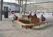 Mönchengladbach Hauptbahnhof Bankanlagen 32 Parkbank Grijsen Stadtmobiliar