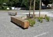 Baumbänke Pure Sondermodell Dorfplatz Stahringen Grijsen Stadtmobiliar