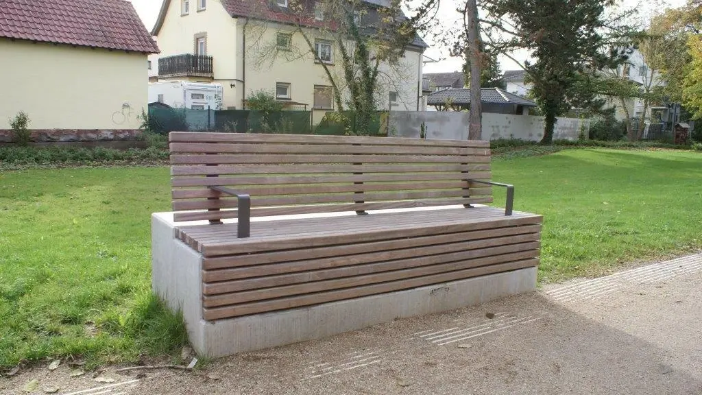 Viernheim Tivolipark Lounge Element Bankauflage mit Rückenlehne Grijsen Stadtmobiliar 3