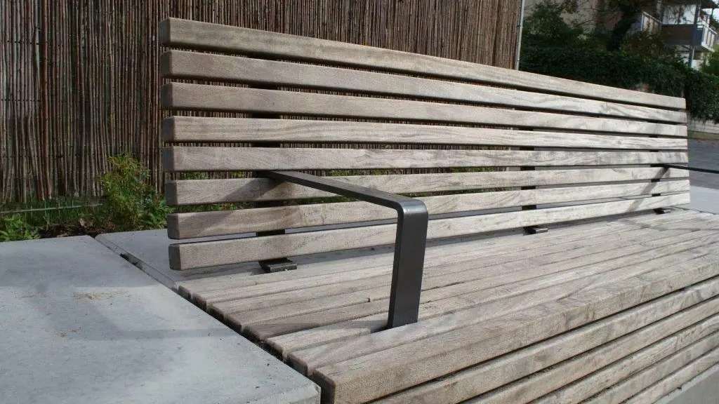 Viernheim Tivolipark Lounge Element Bankauflage mit Rückenlehne Grijsen Stadtmobiliar