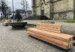 Warstein Plane Solid Einsitzer mit Rückenlehne 3 Parkbank Grijsen Stadtmobiliar