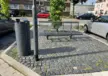 Mülleimer Außenbereich Constructo Parkbank Metallbank Cruzado Bahnhof Emmerich 25 Grijsen Stadtmobiliar