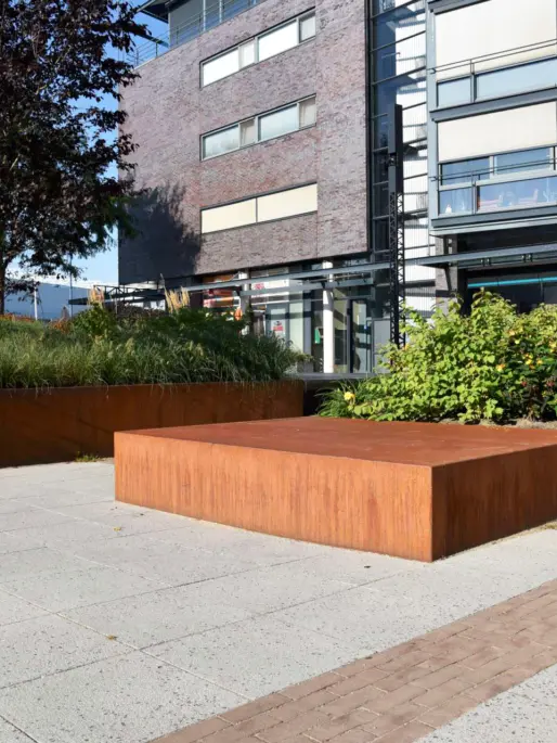 Alblasserdam Raadhuisplein Maatwerk Cortenstaal 14