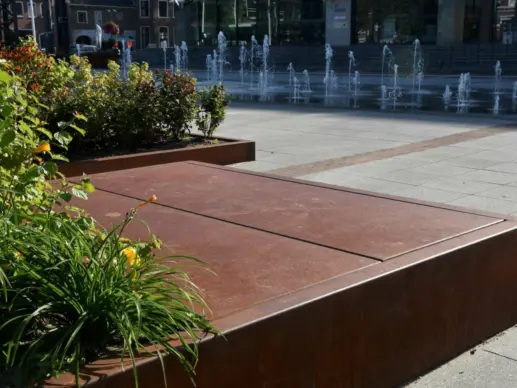 Alblasserdam Raadhuisplein Maatwerk Cortenstaal 68
