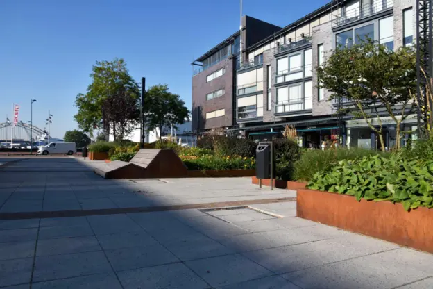 Alblasserdam Raadhuisplein Maatwerk Cortenstaal 5