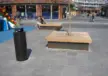 Europaboulevard in Alkmaar - Afvalbakken en boombank voor de openbare ruimte