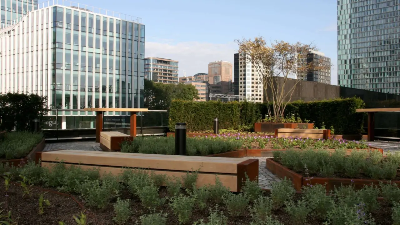 Amsterdam ABN AMRO meubilair dakterras maatwerk