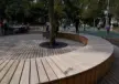 Frederiksplein maatwerk podium hout Amsterdam 3